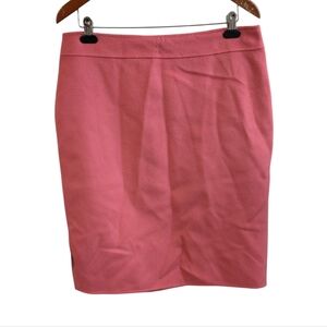Talbots Pink Wool Pencil Skirt Deadstock With Flaw Size 14